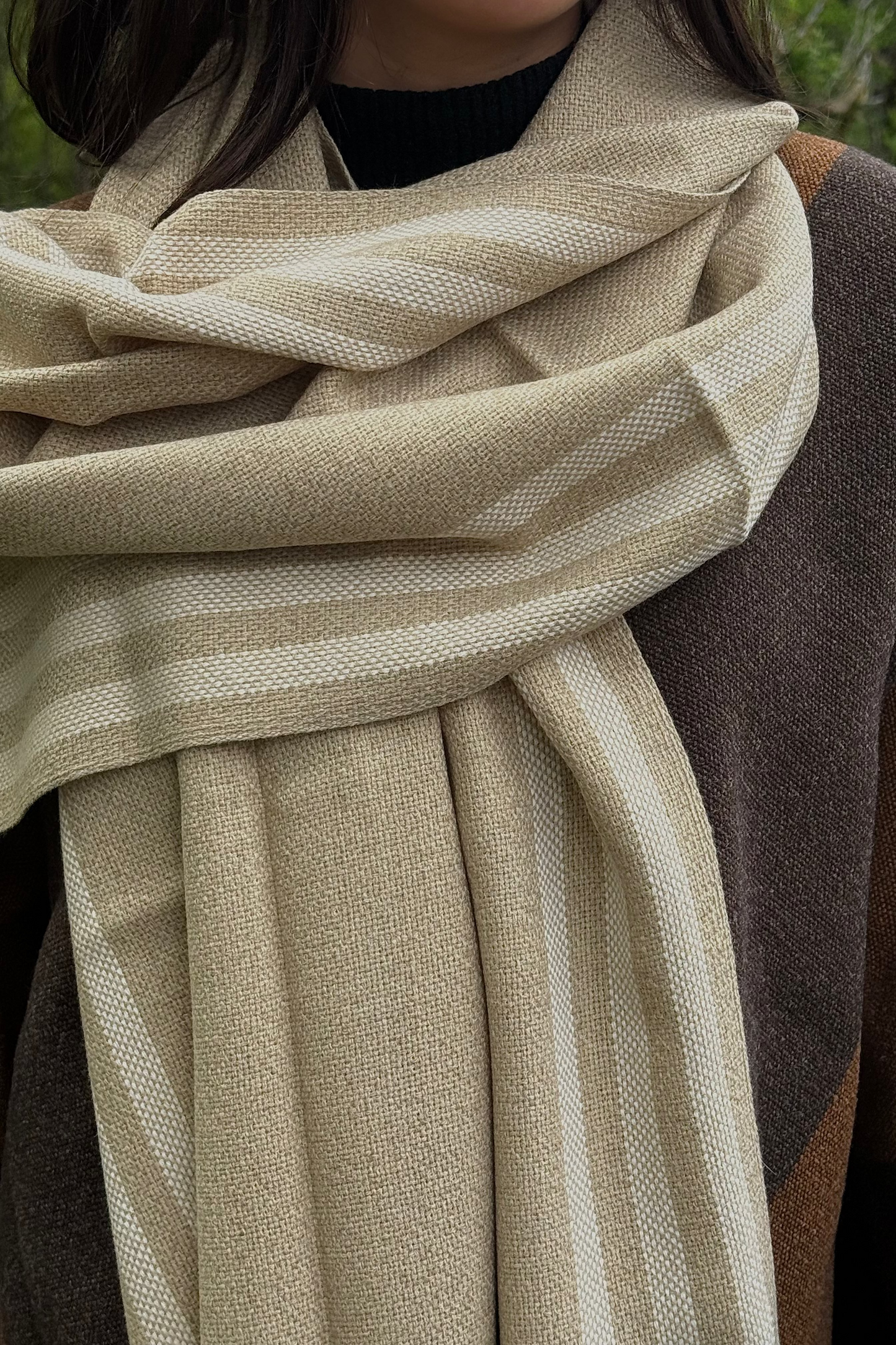 Echarpe Beige