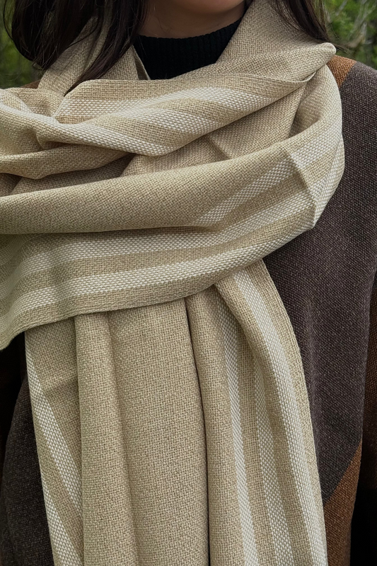 Echarpe Beige